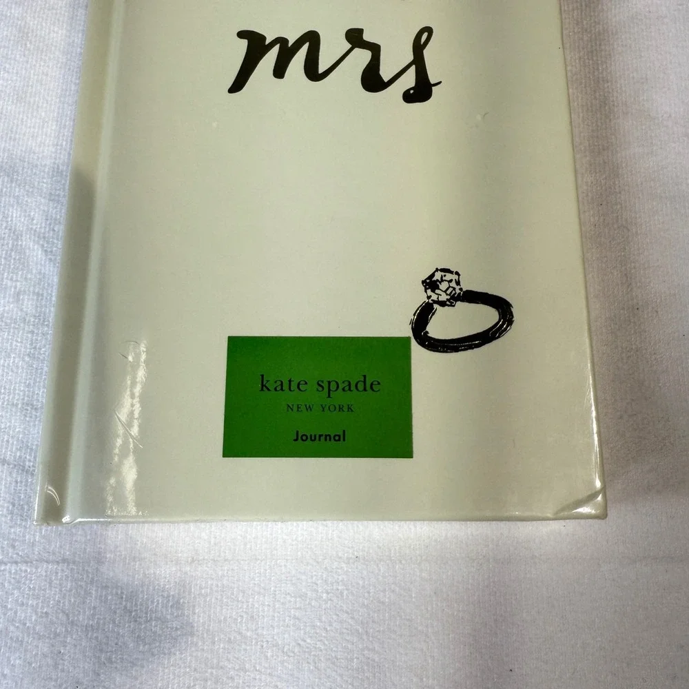 Kate Spade New York Miss to Mrs Journal 200 Lined Pages‎ Ribbon Wedding Gift